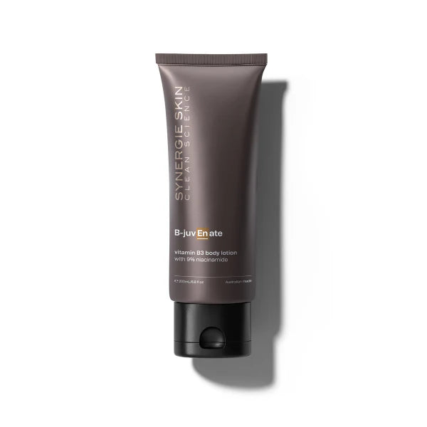B-juvEnate A cosmeceutical body lotion with vitamin B3