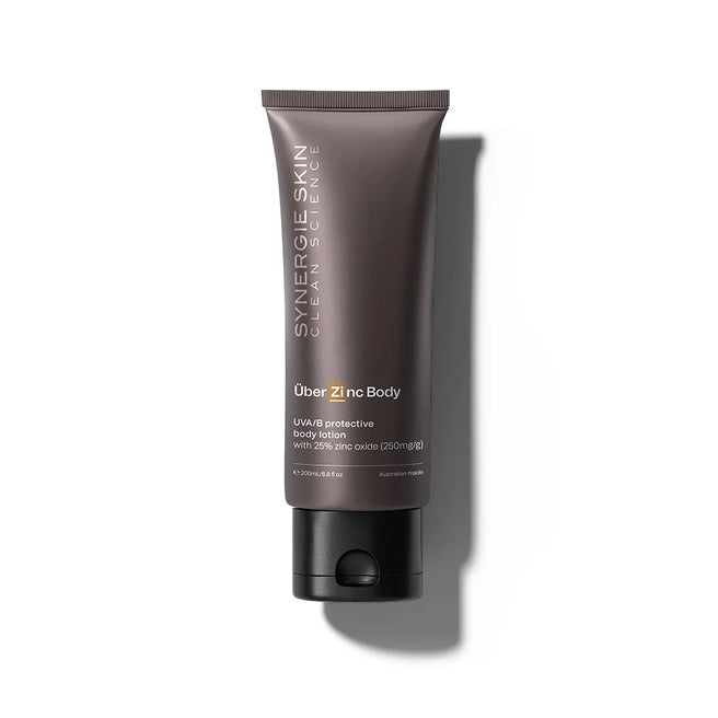 ÜberZinc Body Antioxidant body lotion with 30% zinc oxide for broad spectrum, phsyical sun protection