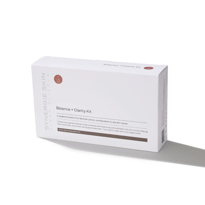 Balance Plus Clarity Kit An introductory and travel size skincare kit for combination to oily skin types