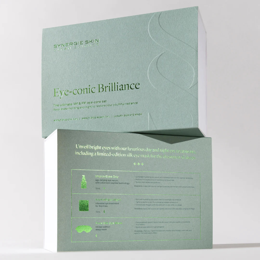 Synergie Skin Eye-conic Brilliance packaging back and front