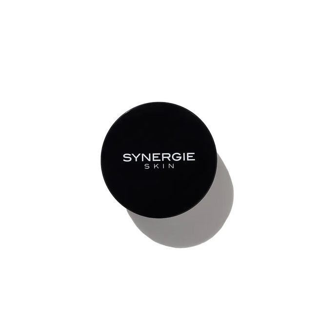 Top of Pure-C Crystals packaging featuring Synergie Skin logo
